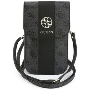 Phone bag Guess 4G & Classic Logos Stripe Strap black
