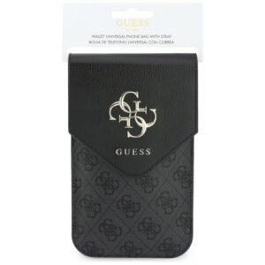 Phone bag Guess Graines 4G & Classic Logos black - Image 4