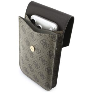 Phone bag Guess Graines 4G & Classic Logos brown - Image 3