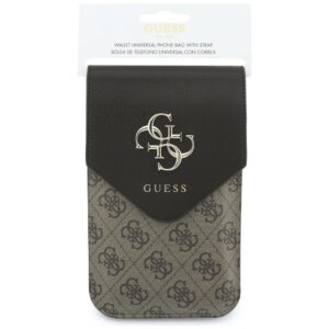 Phone bag Guess Graines 4G & Classic Logos brown - Image 4