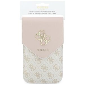 Phone bag Guess Graines 4G & Classic Logos pink - Image 4