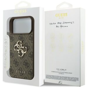 Dėklas Guess 4G Big Logo skirtas iPhone 18 Pro / iPhone 17 Pro Max brown - Image 8