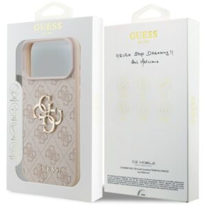 Dėklas Guess 4G Big Logo skirtas iPhone 18 Pro Max / iPhone 17 Pro Max pink - Image 8