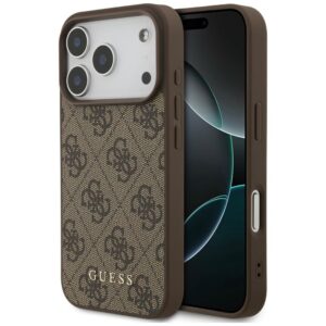 Dėklas Guess 4G Classic skirtas iPhone 18 Pro / iPhone 17 Pro brown