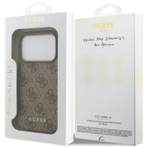 Dėklas Guess 4G Classic skirtas iPhone 18 Pro / iPhone 17 Pro brown - Image 8