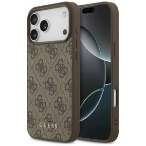 Dėklas Guess 4G Classic skirtas iPhone 18 Pro Max / iPhone 17 Pro Max brown