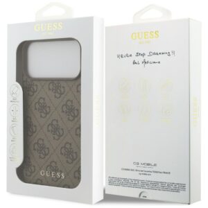 Dėklas Guess 4G Classic skirtas iPhone 18 Pro Max / iPhone 17 Pro Max brown - Image 8
