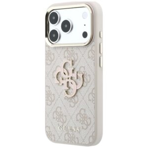 Dėklas Guess 4G & Big Resin Logo skirtas iPhone 18 Pro pink - Image 2