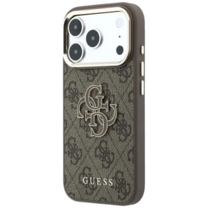 Dėklas Guess 4G & Big Resin Logo skirtas iPhone 18 Pro / iPhone 17 Pro brown - Image 2