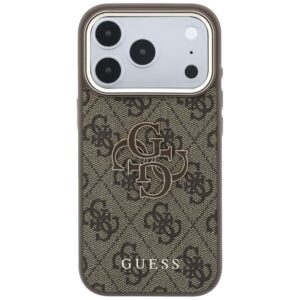 Dėklas Guess 4G & Big Resin Logo skirtas iPhone 18 Pro / iPhone 17 Pro brown - Image 3