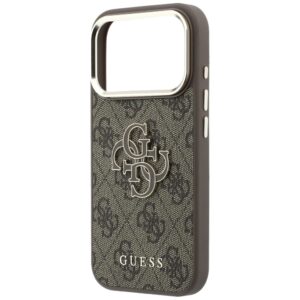 Dėklas Guess 4G & Big Resin Logo skirtas iPhone 18 Pro / iPhone 17 Pro brown - Image 6