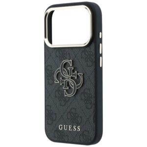 Dėklas Guess 4G & Big Resin Logo skirtas iPhone 18 Pro / iPhone 17 Pro black - Image 6