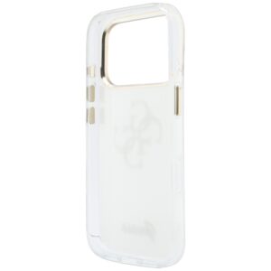 Dėklas Guess IML 4G Script Metal  skirtas Apple iPhone 18 Pro / Apple iPhone 17 Pro baltos spalvos - Image 7