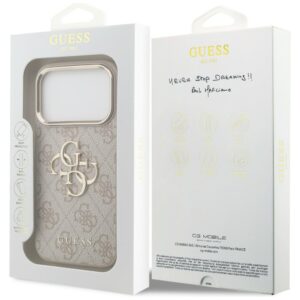 Dėklas Guess 4G Big 4G Classic Logo skirtas iPhone 18 / iPhone 17 Pro pink gold - Image 8