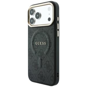 Guess Embossed 4G Classic MagSafe dėklas skirtas iPhone 18 Pro Max / iPhone 17 Pro Max black - Image 2