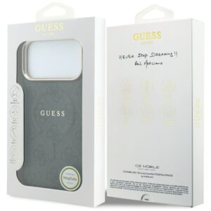 Guess Embossed 4G Classic MagSafe dėklas skirtas iPhone 18 Pro Max / iPhone 17 Pro Max black - Image 8