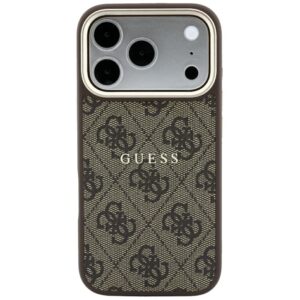 Guess Embossed 4G Classic MagSafe dėklas skirtas iPhone 18 Pro / iPhone 17 Pro brown - Image 3