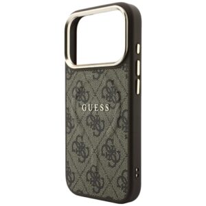Guess Embossed 4G Classic MagSafe dėklas skirtas iPhone 18 Pro / iPhone 17 Pro brown - Image 6