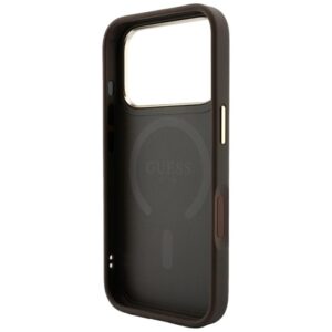 Guess Embossed 4G Classic MagSafe dėklas skirtas iPhone 18 Pro / iPhone 17 Pro brown - Image 7