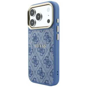 Guess Embossed 4G Classic MagSafe dėklas skirtas iPhone 18 Pro / iPhone 17 Pro blue - Image 2