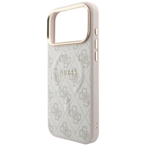 Guess Embossed 4G Classic MagSafe Dėklas skirtas iPhone 18 Pro Max / iPhone 17 Pro Max Pink - Image 6