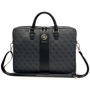 Torba Guess 4G Round 4G & Classic Logos Stripe 16” juodos spalvos