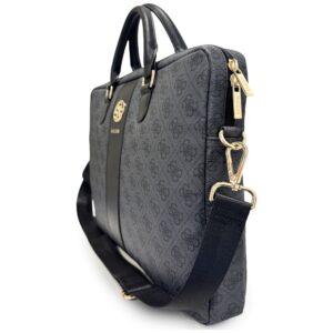 Torba Guess 4G Round 4G & Classic Logos Stripe 16” juodos spalvos - Image 3
