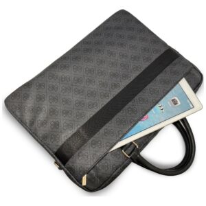 Torba Guess 4G Round 4G & Classic Logos Stripe 16” juodos spalvos - Image 4