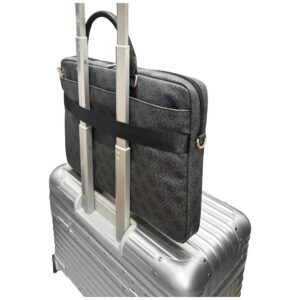 Torba Guess 4G Round 4G & Classic Logos Stripe 16” juodos spalvos - Image 6