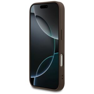Dėklas Guess 4G Small Classic Logo MagSafedo Apple iPhone 18 Pro / 17 Pro rudos spalvos - Image 5