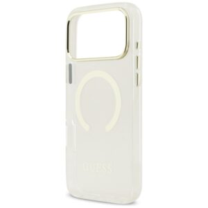 Dėklas Guess Metal Outline MagSafe skirtas Apple iPhone 18 Pro Max / 17 Pro Max aukso spalvos - Image 6