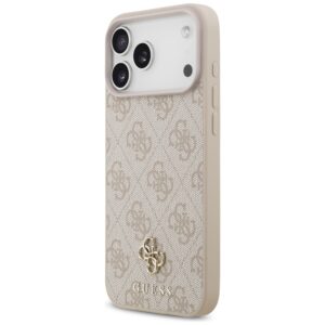 Dėklas Guess 4G Small Classic Logo MagSafedo Apple iPhone 18 Pro Max / 17 Pro Max rožinės spalvos - Image 2