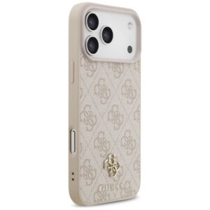 Dėklas Guess 4G Small Classic Logo MagSafedo Apple iPhone 18 Pro Max / 17 Pro Max rožinės spalvos - Image 4