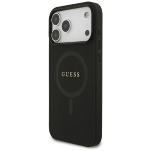 Dėklas Guess Saffiano Classic Logo MagSafe skirtas Apple iPhone 18 Pro Max / 17 Pro Max juodos spalvos - Image 2