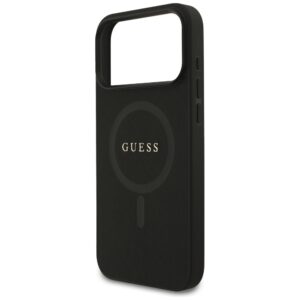 Dėklas Guess Saffiano Classic Logo MagSafe skirtas Apple iPhone 18 Pro Max / 17 Pro Max juodos spalvos - Image 6
