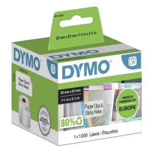 DYMO LW - Multi-Purpose Labels - 32 x 57 mm - S0722540 Balta Lipni spausdintuvo etiketė
