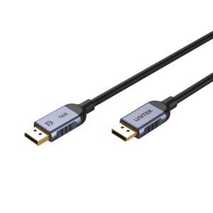 UNITEK C1626GY01-2M DisplayPort 2.1 kabelis Juoda - Image 1