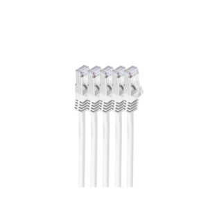 shiverpeaks BS75515-W-SET5 tinklo kabelis Balta 5 m Cat7 S/FTP (S-STP) Turas - Image 1