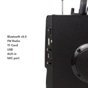 Audiocore AC730 Nešiojamasis "Bluetooth" garsiakalbis / radijas / SD / MMC / "Aux-in" / USB / apšvietimas / nuotolinio valdymo pultas / teleskopinė antena / mikrofono jungtis - Image 2