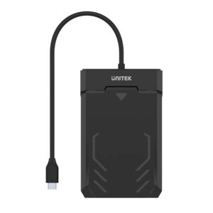Unitek Y-3036A - DiskGuard Raiden 2,5 colių USB-C į SATA III 2,5 colių HDD/SSD kietųjų diskų korpusas - Image 3
