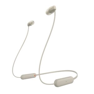 Sony WI-C100 Laisvų rankų įranga Bevielis Įkišamos į ausį Skambučiai / muzika Bluetooth Rusvai gelsvas - Image 1