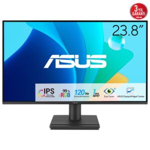 ASUS VA249HG kompiuterio monitorius 60,5 cm (23.8") 1920 x 1080 pikseliai „Full HD“ LCD Juoda - Image 1