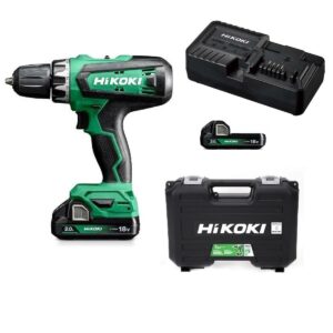 HIKOKI AKUMULIATORINIS SUKTUVAS 18V DS18DF WCZ 53Nm 2x2,0Ah LAGAMINAS
