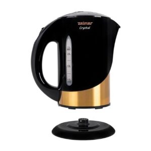Elektrinis virdulys „Zelmer ZCK7630 Crystal Gold“, 1,7 litro, 2200 W, juodos ir auksinės spalvos - Image 2