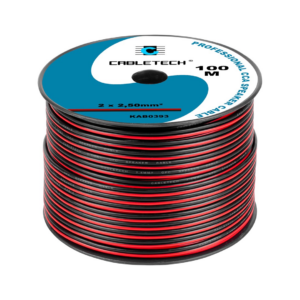 CCA Speaker Cable 2.5mm black-red - Image 1