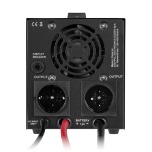 Avarinis maitinimo šaltinis „Rebel POWER-500-LFP4“ – keitiklis su grynu sinusiniu signalu ir įkrovimo funkcija, 12 V, 230 V, 500 VA/300 W - Image 2