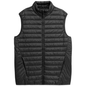 Men's down vest 4F deep black 4FSS23TDJAM082 20S