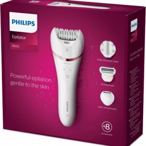 Philips 8000 series BRE735/00 epiliatorius 32 pincetai Rožinė, Balta - Image 2