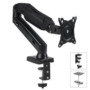 Maclean MC-860 monitoriaus laikiklis arba stovas 68,6 cm (27") Stalas Juoda