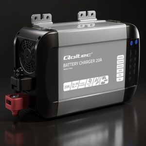 Qoltec 51953 Išmanusis „Monolith“ įkroviklis LiFePO4 AGM GEL SLA akumuliatoriams | 20A | 24V - Image 3